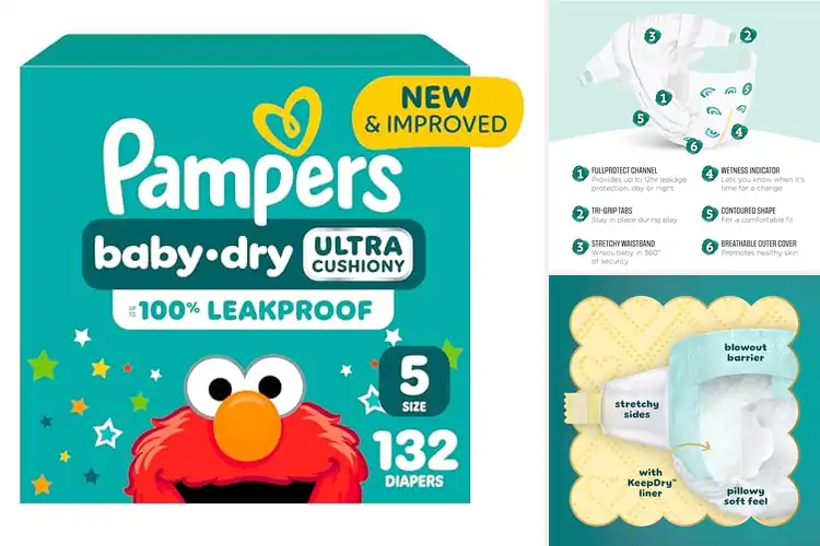 Detailed view of Best 132 Count Diapers: Top Picks for Leak-Free Comfort