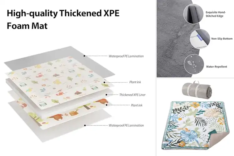 Detailed view of Best Baby Tummy Time Mats: Top Picks for Safe, Comfy Play