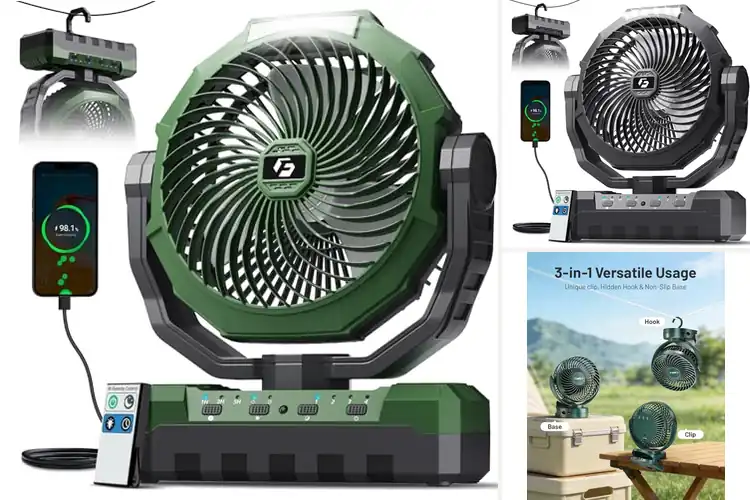 Detailed view of Best Camping Fans: Stay Cool Anywhere Outdoors