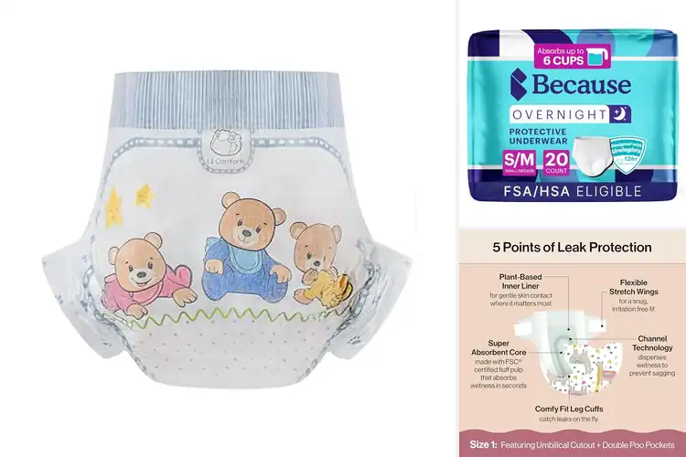 Detailed view of Best Comfort Diapers