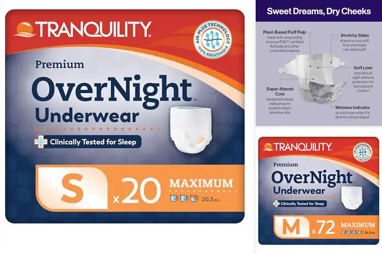 Detailed view of Best Comfortable Diapers for Sleep