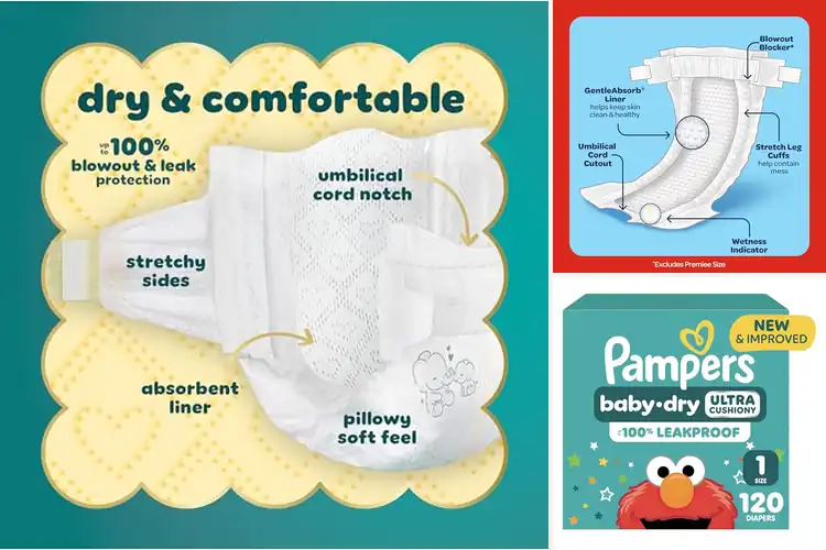 Detailed view of Best Diapers for Newborns: Top 10 Soft & Gentle Picks