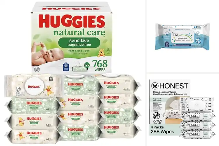 Detailed view of Best Eczema Safe Baby Wipes