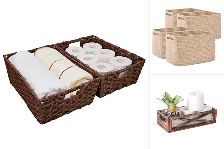 Detailed view of Best Farmhouse Storage Baskets