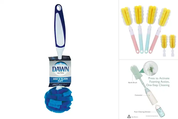 Detailed view of Best Foam Producing Cleaning Brushes For Bottles
