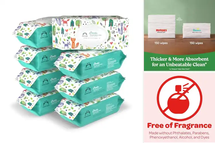 Detailed view of Best Fragrance Free Baby Wipes Bulk