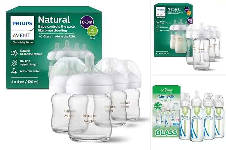 Detailed view of Best Glass Baby Bottles – Safe, Durable & Comfort Feeding