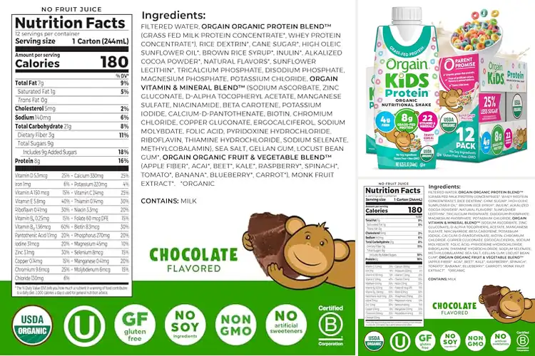 Detailed view of Best Gluten Free Kids Shakes