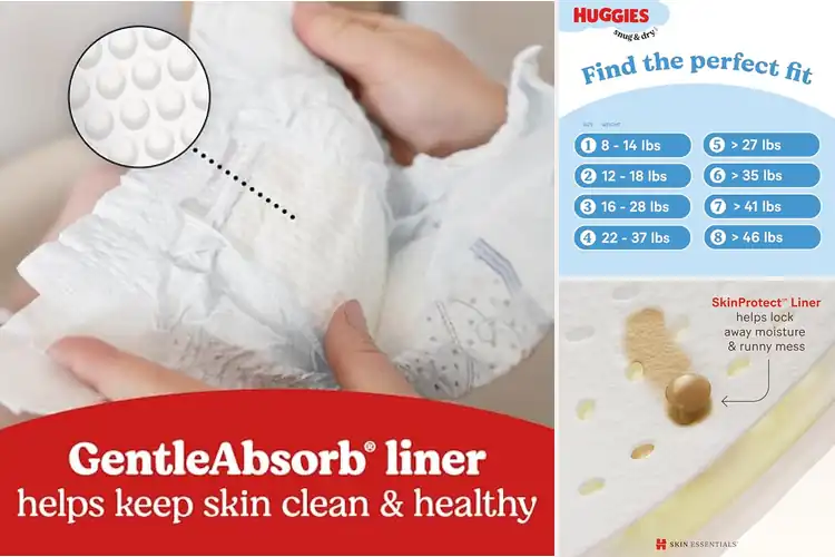 Detailed view of Best Huggies Diapers