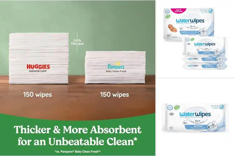 Detailed view of Best Hypoallergenic Baby Wipes With Purified Water
