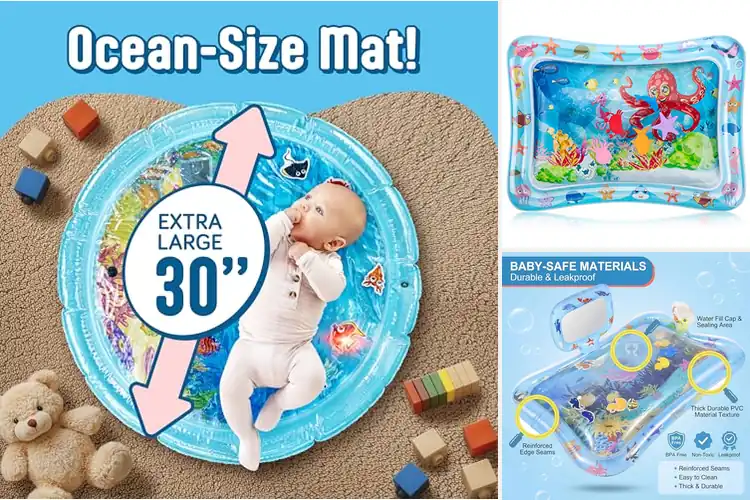 Detailed view of Best Inflatable Tummy Time Mats for Fun & Sensory Growth