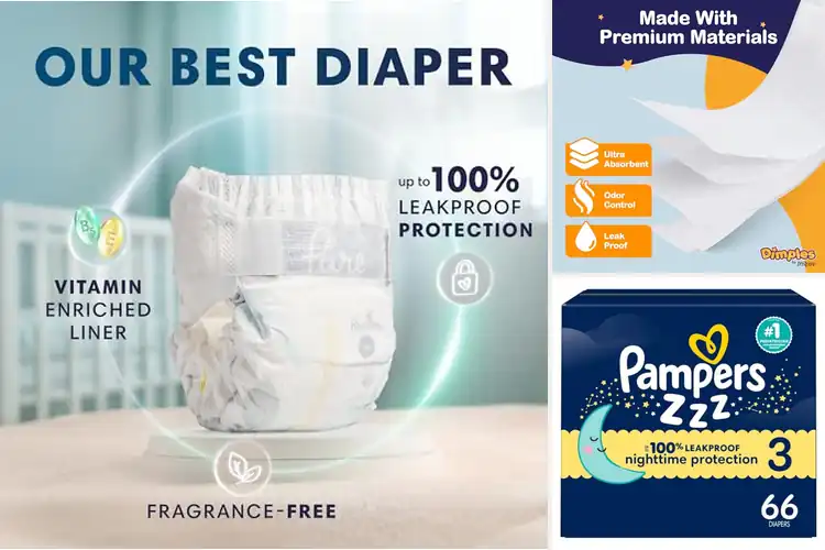 Detailed view of Best Leak Protection Diapers