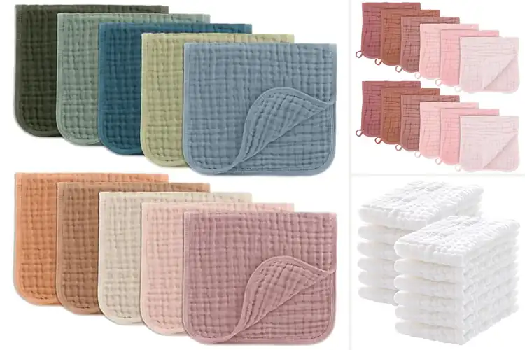 Detailed view of Best Muslin Burp Cloths: Top Picks for Mess-Free Parenting