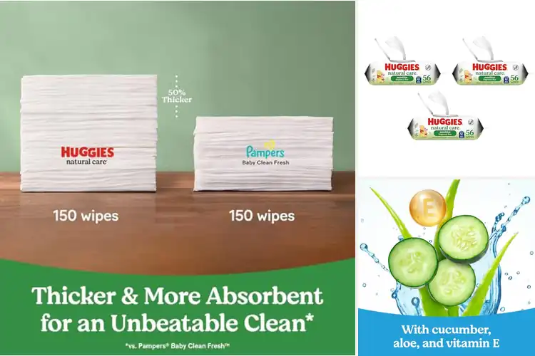 Detailed view of Best Natural Care Wipes