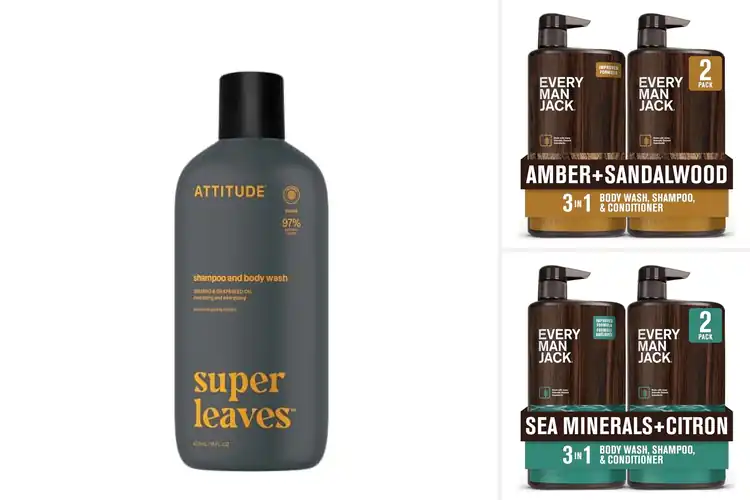 Detailed view of Best Naturally Derived 2 In 1 Shampoo And Body Wash