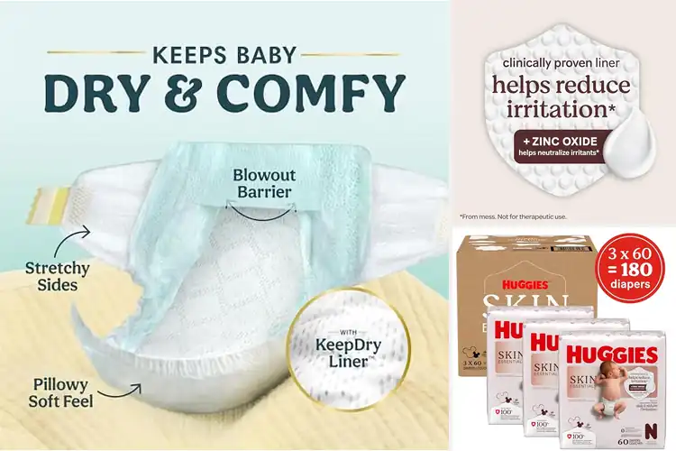 Detailed view of Best Newborn Diapers For Sensitive Skin