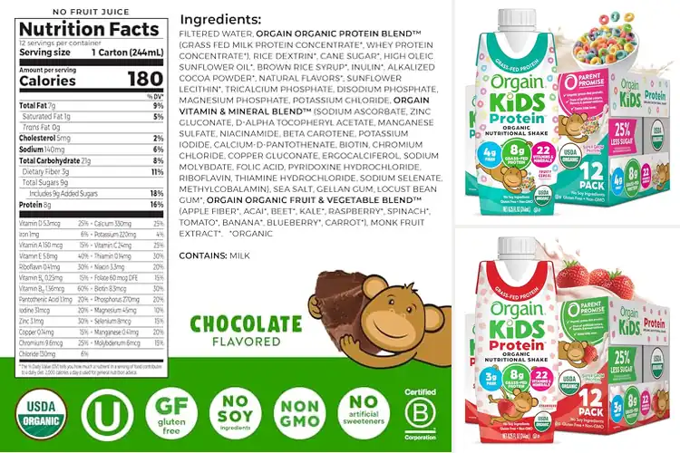 Detailed view of Best Non GMO Kids Nutrition: 10 Top Picks for Healthy Growth