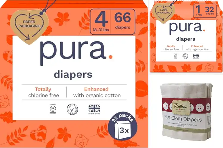 Detailed view of Best Organic Cotton Diapers