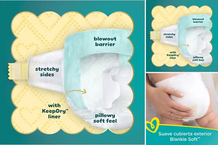 Detailed view of Best Pampers Swaddlers Diapers