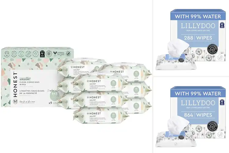 Detailed view of Best Plant Based Compostable Wipes With 99% Water