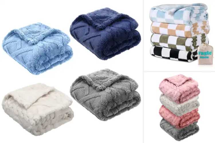 Detailed view of Best Plush Baby Blanket Sets