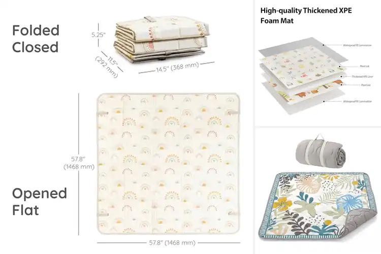 Detailed view of Best Portable Baby Play Mats for Easy On-the-Go Fun