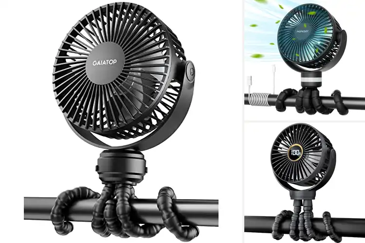 Detailed view of Best Portable Stroller Fans: Top Picks to Keep Babies Cool