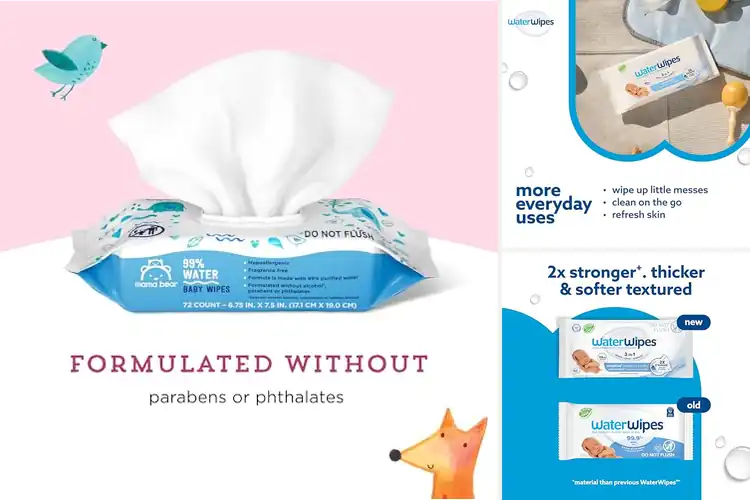 Detailed view of Best Purified Water Wipes for Gentle, Safe Baby Skin Care