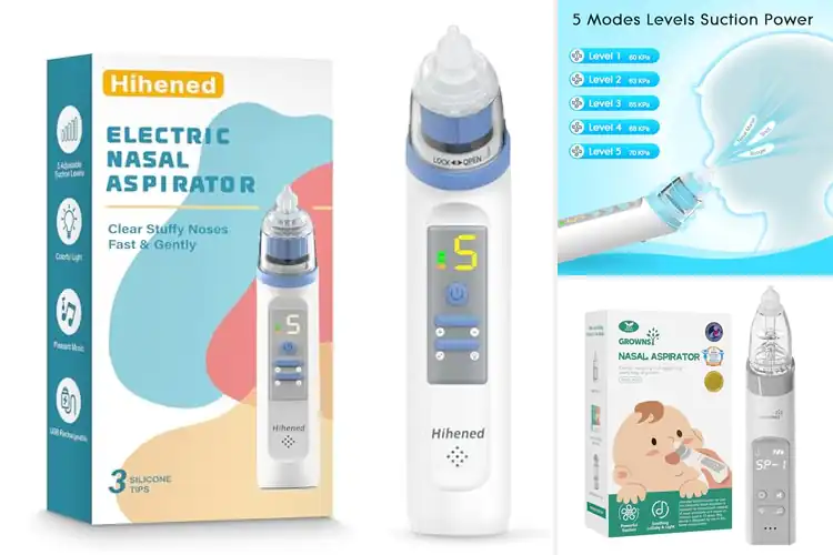 Detailed view of Best Rechargeable Nose Suckers
