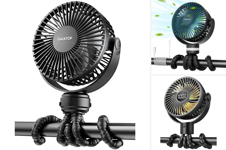 Detailed view of Best Rechargeable Stroller Fans
