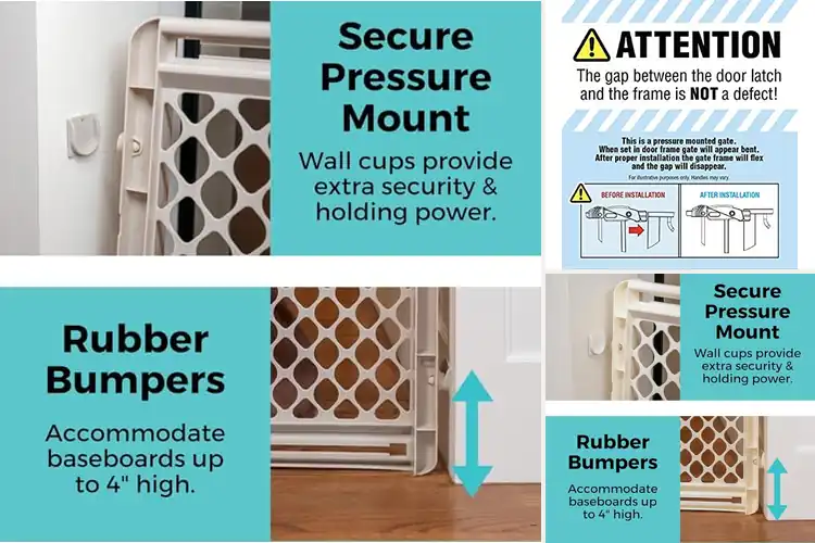 Detailed view of Best Safety Gates: Top 10 Picks to Keep Your Kids Secure
