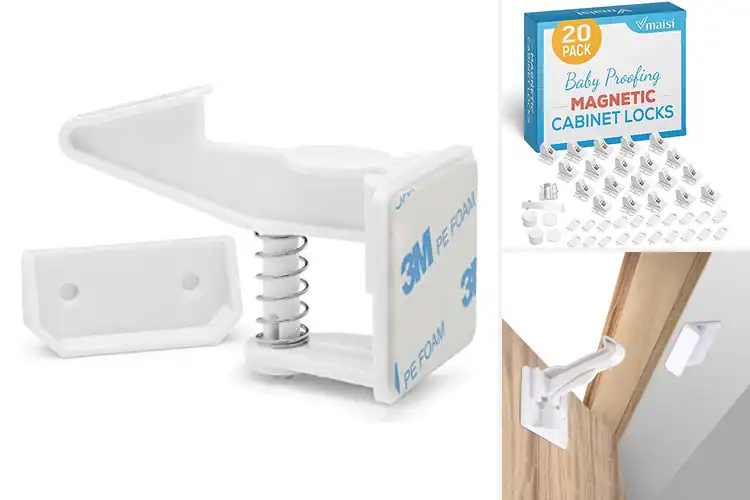 Detailed view of Best Screwless Cabinet Locks