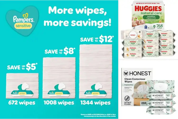 Detailed view of Best Sensitive Skin Baby Wipes