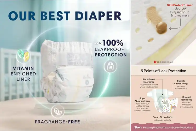 Detailed view of Best Sensitive Skin Diapers