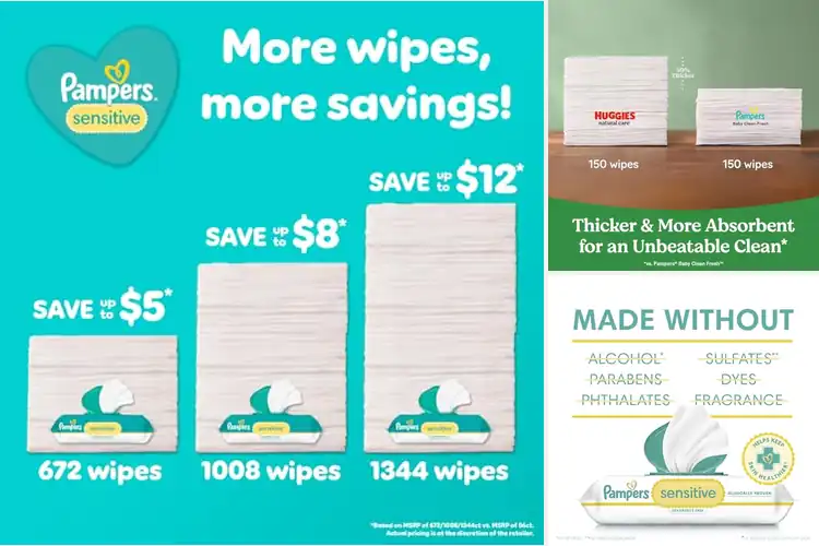 Detailed view of Best Sensitive Skin Wipes For Newborns