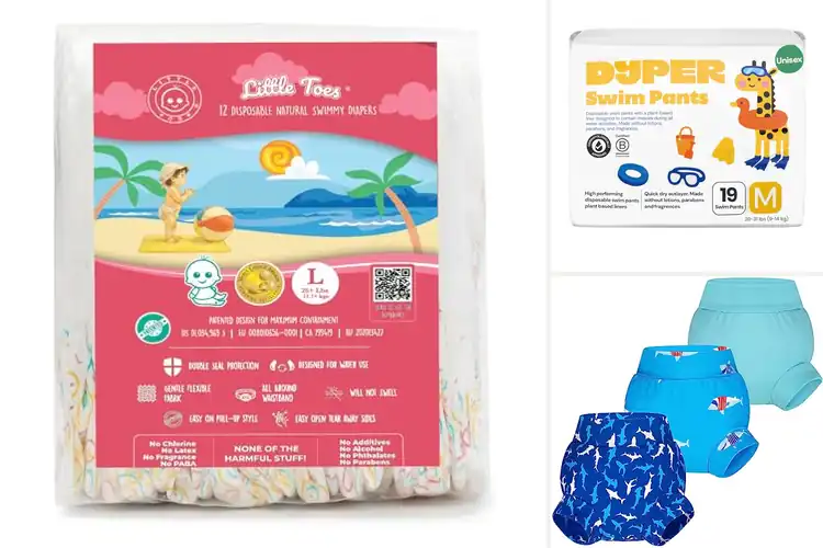 Detailed view of Best Swim Diapers For Water Play