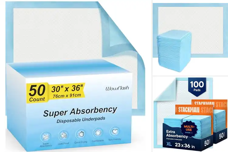 Detailed view of Best Thin Super Absorbent Underpads