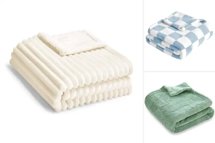 Detailed view of Best Ultra Soft Fleece Baby Blanket